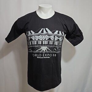 VTG 1988 Brisbane Australia World Expo 88 Single Stitch Tee Adult Approx Medium